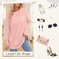 🍂🔥Women's Casual Long Sleeve Round Neck Top