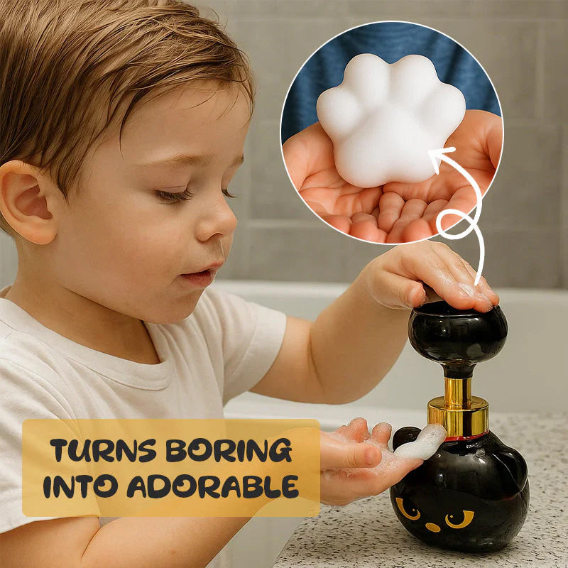 🎃🐾🧼Halloween Cute Cat Paw Foaming Soap Dispenser🎁