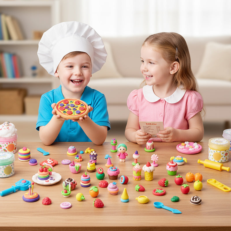 Fluffy Non-Sticky Cloud Slime With Cute Charms
