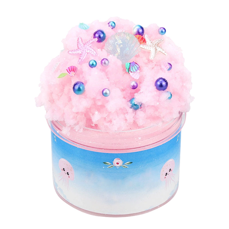 Fluffy Non-Sticky Cloud Slime With Cute Charms