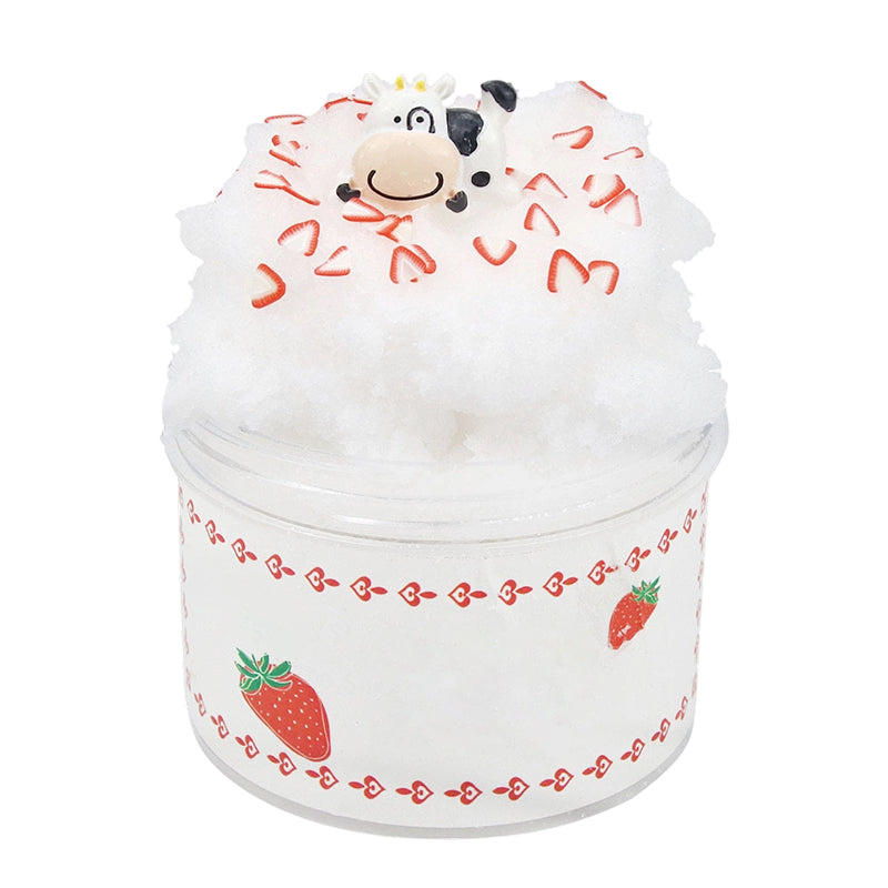 Fluffy Non-Sticky Cloud Slime With Cute Charms