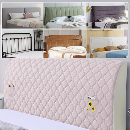 💥Bed Headboard Stretchy Padded Cover