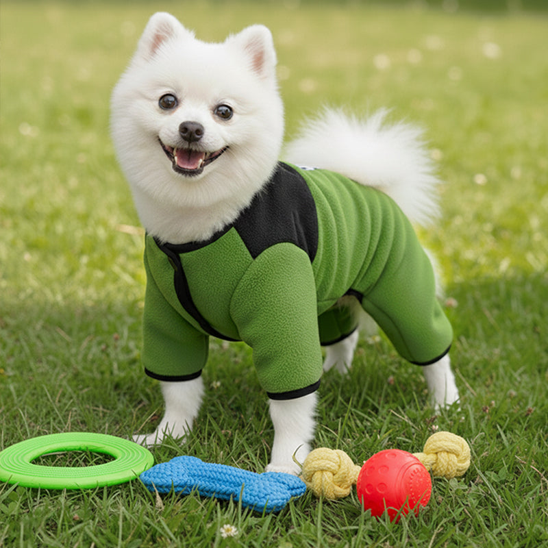 Warm Four-Legged Jacket with Harness