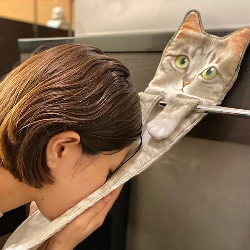 😺Cute Cat Hand Towel🐾