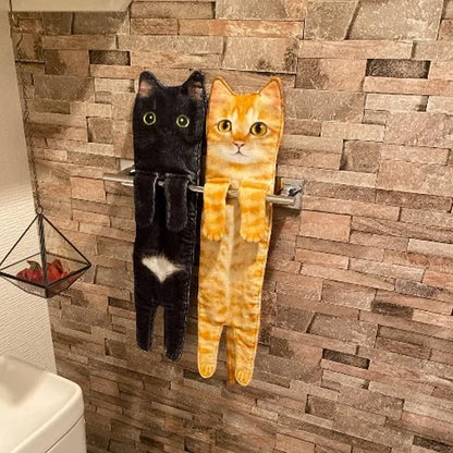 😺Cute Cat Hand Towel🐾