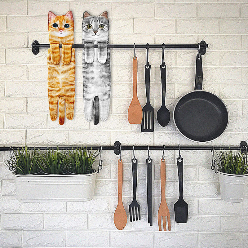 😺Cute Cat Hand Towel🐾