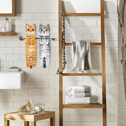 😺Cute Cat Hand Towel🐾