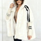 ⚡Women's Casual Hooded Zip-Up Plush Coat