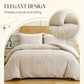 3-Piece Cutwork Tufted Bedding Set