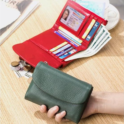 ⏰ Unisex Wallet Made Of Pebble Leather 🔥