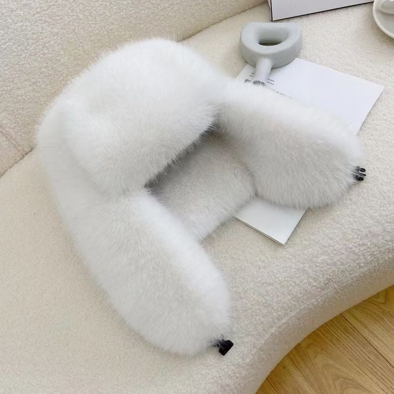 🎁Women's Fluffy Trapper Hat with Ear Flaps🔥