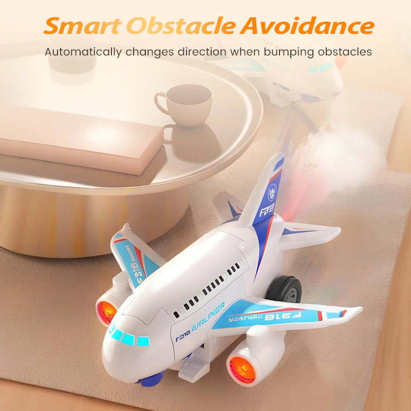 2-in-1 Electric Transforming Airplane Robot Toys