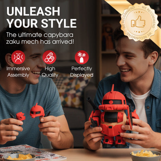 🔥Magnetic Assembly Capybara Mecha Figurine