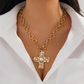 Vintage Eternal Cross Pendant Necklace