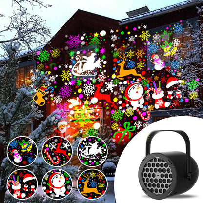 🔥Best Christmas Gift-🎅16-Pattern USB Christmas Projector Light✨
