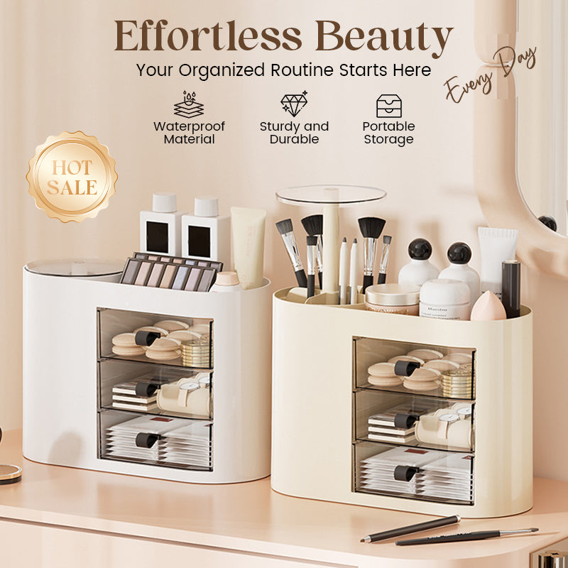 Multi-Compartment Beauty Storage Caddy