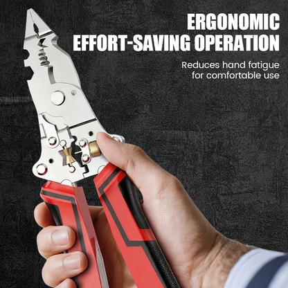 16-in-1 Foldable Multifunctional Wire Stripper With Voltage Tester