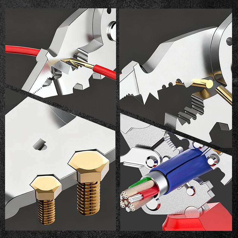 16-in-1 Foldable Multifunctional Wire Stripper With Voltage Tester