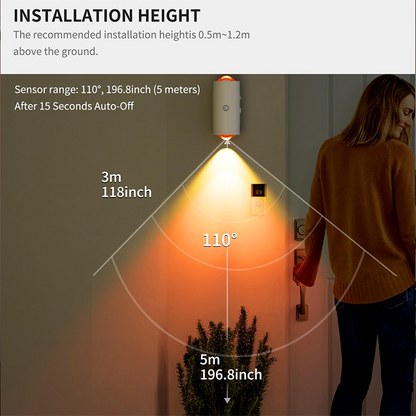 Auto-Sensing Color Changing Night Light