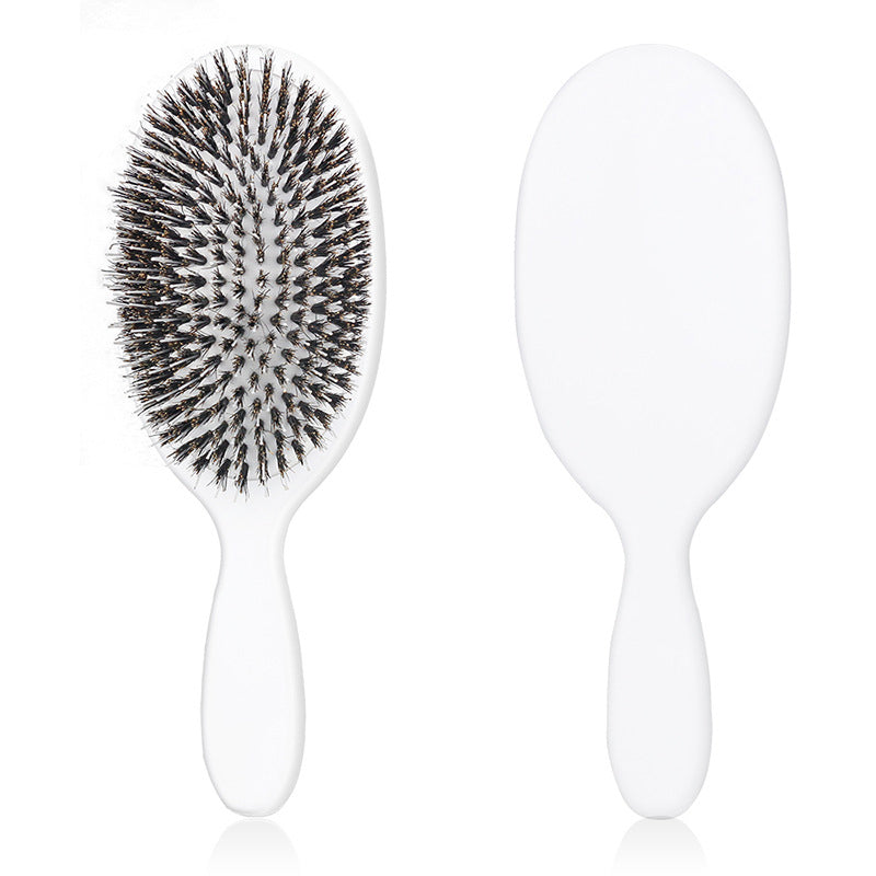 Anti-Static Air Cushion Detangling Brush- Smoother, Stronger, Shinier Hair - Boar Bristle Brush