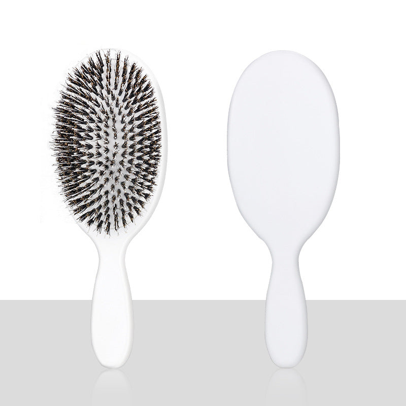 Anti-Static Air Cushion Detangling Brush- Smoother, Stronger, Shinier Hair - Boar Bristle Brush