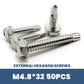 Stainless Steel Hex Washer Self-Drilling Screws