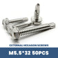 Stainless Steel Hex Washer Self-Drilling Screws