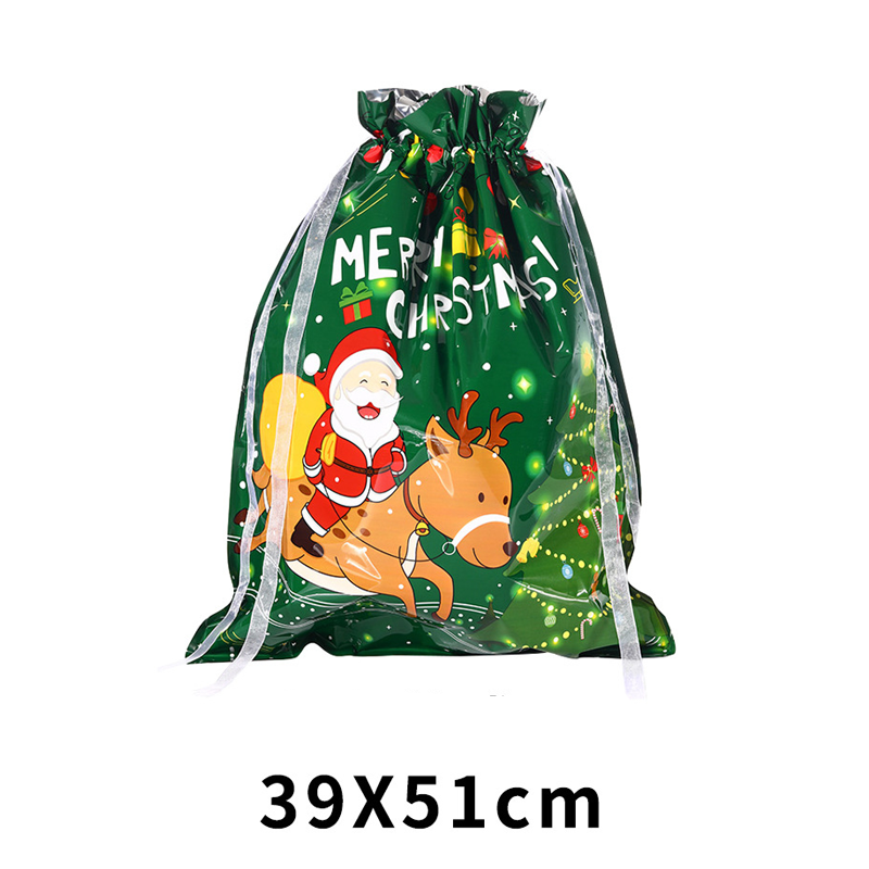 Christmas Drawstring Gift Bags