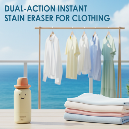 Dual-Action Instant Stain Eraser for Clothing