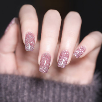 Glitter Crushed Rhinestones Nail Gel Polish