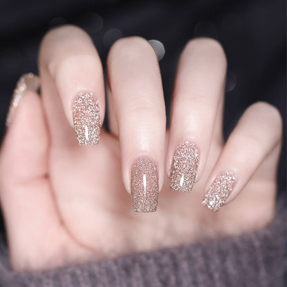 Glitter Crushed Rhinestones Nail Gel Polish