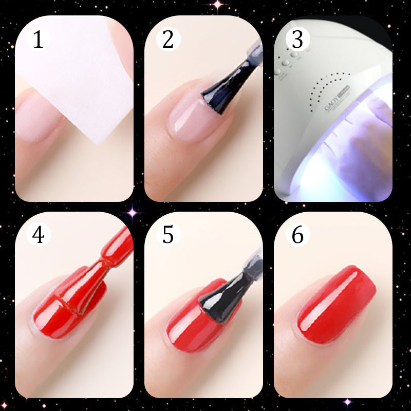 Glitter Crushed Rhinestones Nail Gel Polish