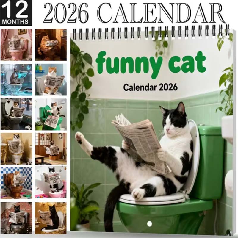Funny Animal Calendar 2026 Calendar