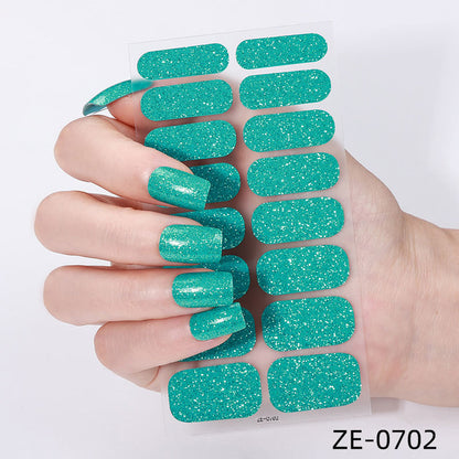 💅 Waterproof Self-adhesive Glitter Nail Stickers