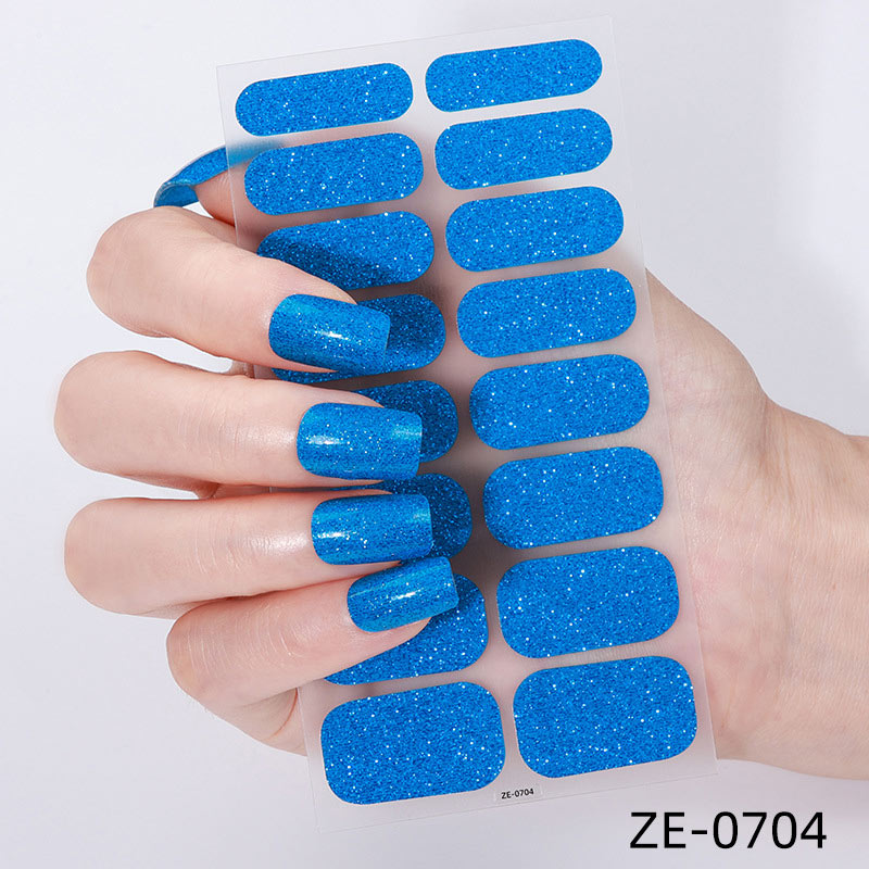 💅 Waterproof Self-adhesive Glitter Nail Stickers