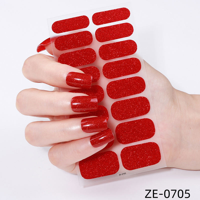 💅 Waterproof Self-adhesive Glitter Nail Stickers