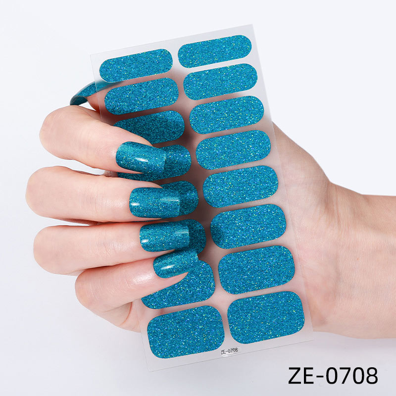💅 Waterproof Self-adhesive Glitter Nail Stickers