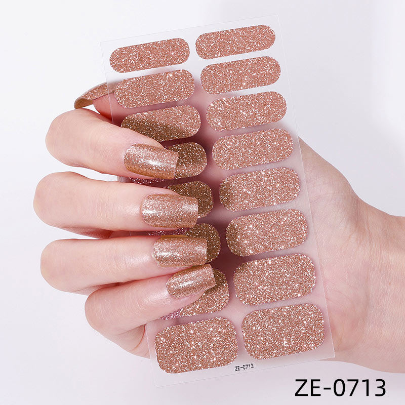 💅 Waterproof Self-adhesive Glitter Nail Stickers