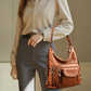 👜 Convertible Multi-Pocket Shoulder Bag for Women – 3-in-1 Crossbody & Tote