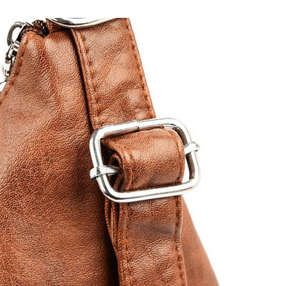 🔥Women's Convertible Multi-Pocket Shoulder Bag - 3 Ways to Wear 🎒