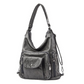 👜 Convertible Multi-Pocket Shoulder Bag for Women – 3-in-1 Crossbody & Tote
