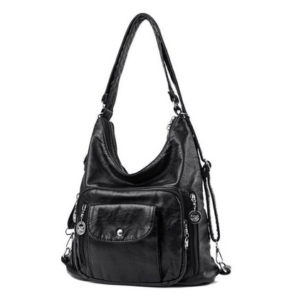 🔥Women's Convertible Multi-Pocket Shoulder Bag - 3 Ways to Wear 🎒