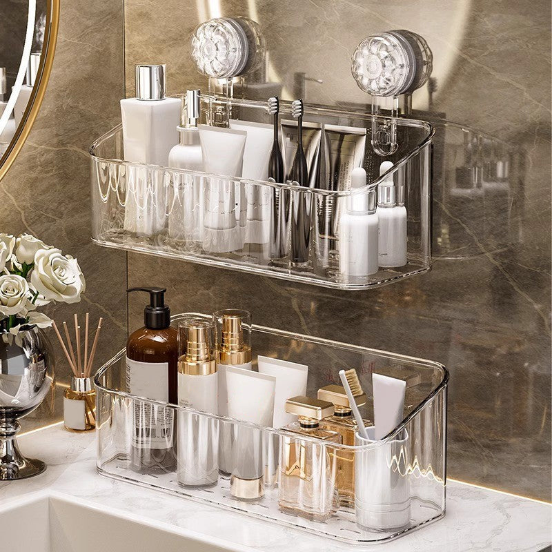 🚿Reusable No-Drill Suction Shower Shelf✨