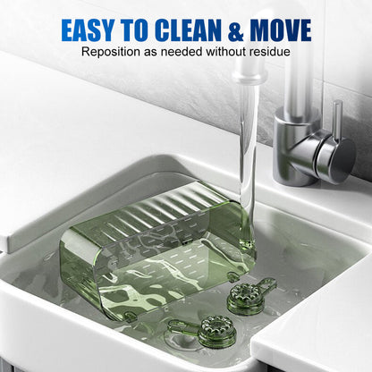 🚿Reusable No-Drill Suction Shower Shelf✨