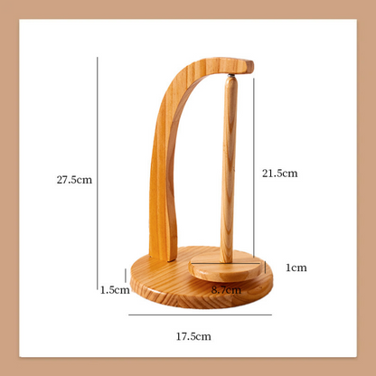 Wooden Yarn Spool Rack for Knitting Lovers