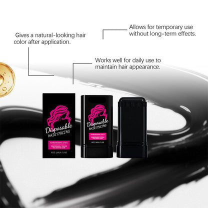 👩Waterproof Hair Color Stick With Comb