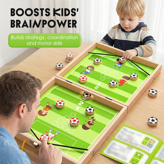 💖5-in-1 Foldable Wooden Board Game Set 