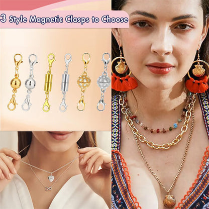 12PCS Magnetic Clasp Set for Necklace
