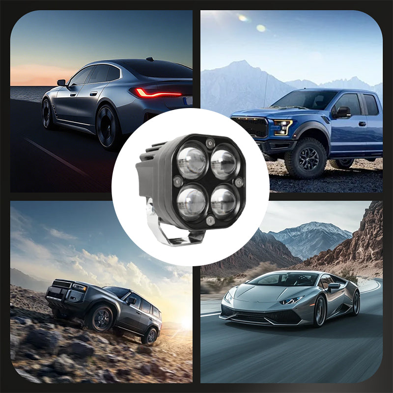 3-Inch 60W Dual-Color LED Spotlight Pods