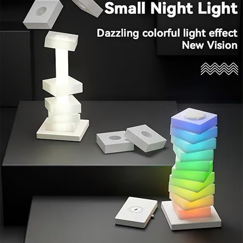 DIY Atmosphere Colorful Night Light With Wireless Charging